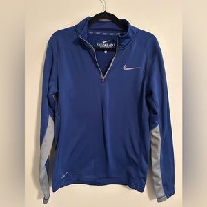 Blue Nike Therma-fit Pullover